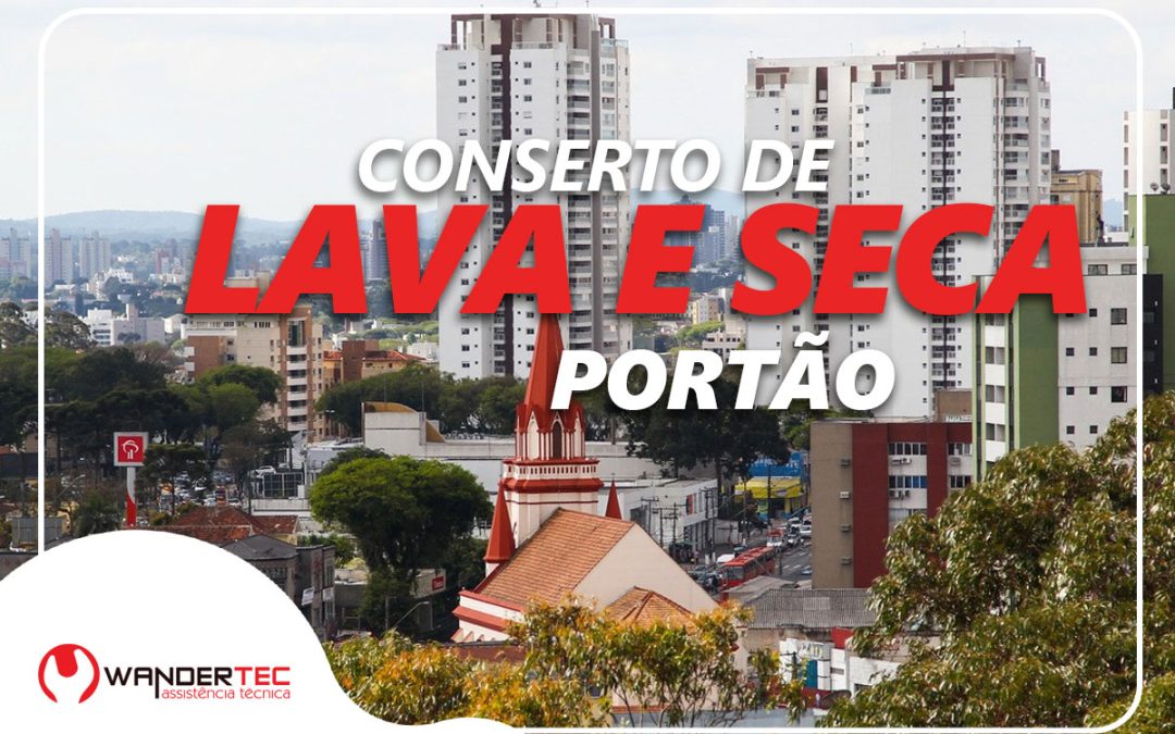 Conserto de Lava e Seca Portão